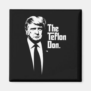 Teflon Don Trump Monochromatic Iconic Art  Magnet