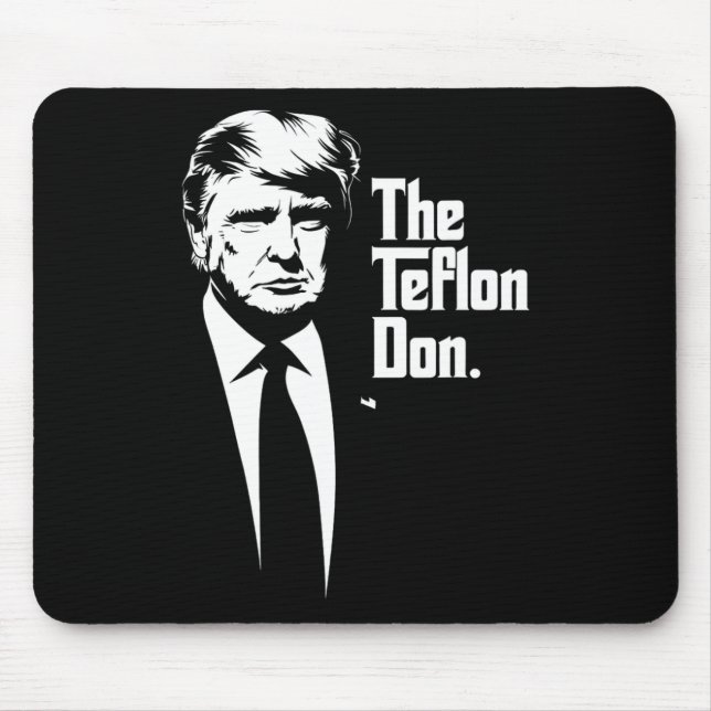 Teflon Don Trump Monochromatic Iconic Art  Mouse Pad (Front)
