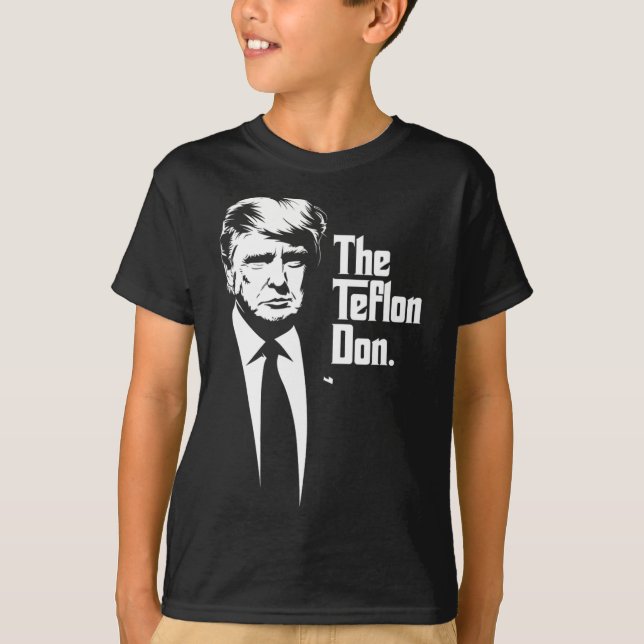 Teflon Don Trump Monochromatic Iconic Art  T-Shirt (Front)