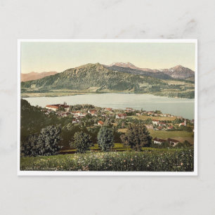 Tegernsee, general view, Upper Bavaria, Germany ra Postcard