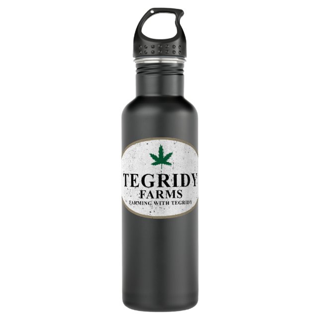 Tegridy Farms - Farming With Tegridy 710 Ml Water Bottle (Front)