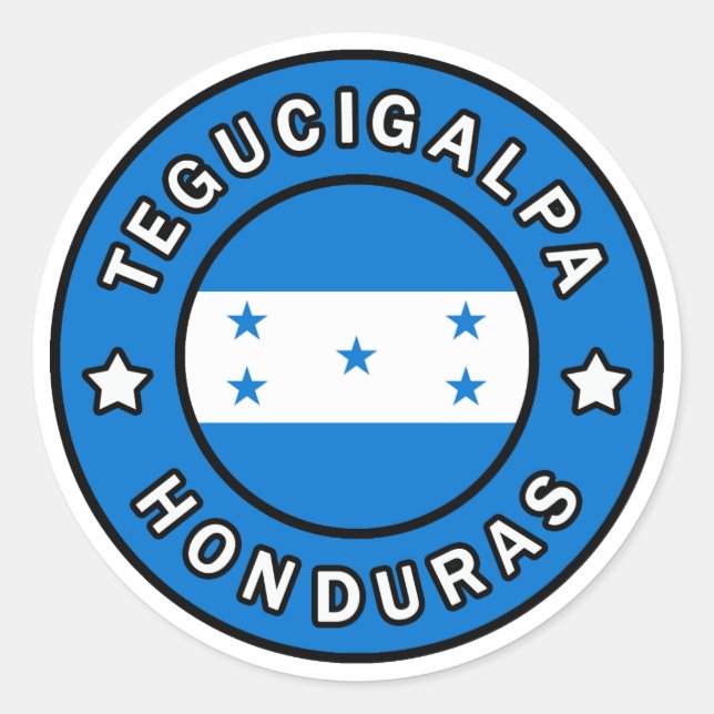 Tegucigalpa Honduras Classic Round Sticker (Front)