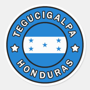 Tegucigalpa Honduras Classic Round Sticker
