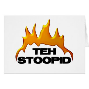 Teh Stoopid Burns