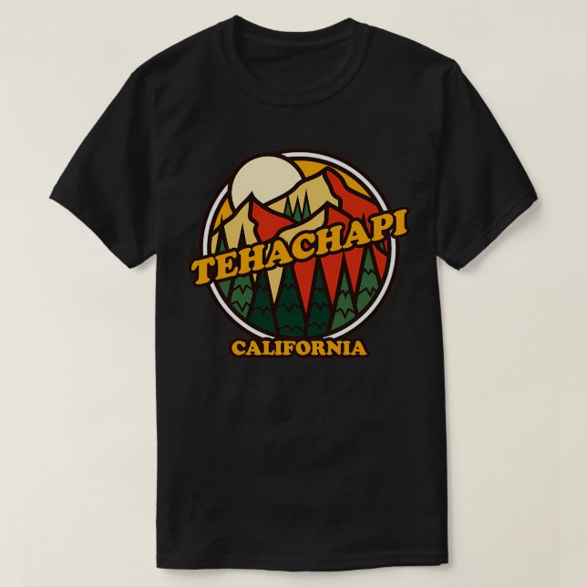 Tehachapi California Mountain Hiking TShirt 5 (Design Front)