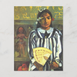 'Tehamana Has Many Ancestors' - Gauguin Postcard