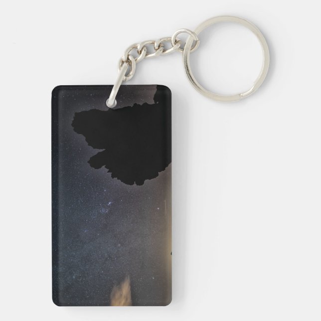 Teide National Park at night Key Ring (Back)