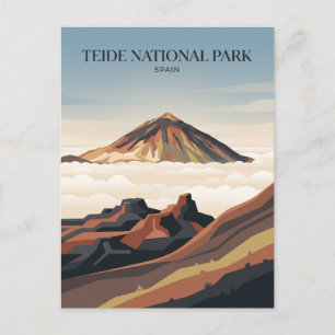 Teide National Park Spain Postcard