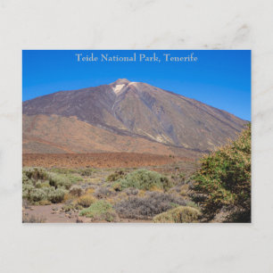 Teide National Park, Tenerife Postcard