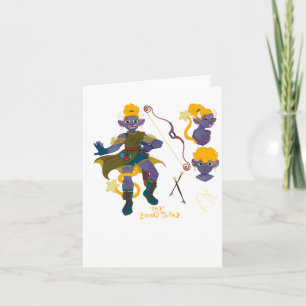 Teifling Nightskin Orc Sticker Card
