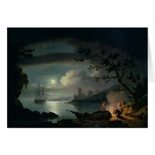 Teignmouth by moonlight card