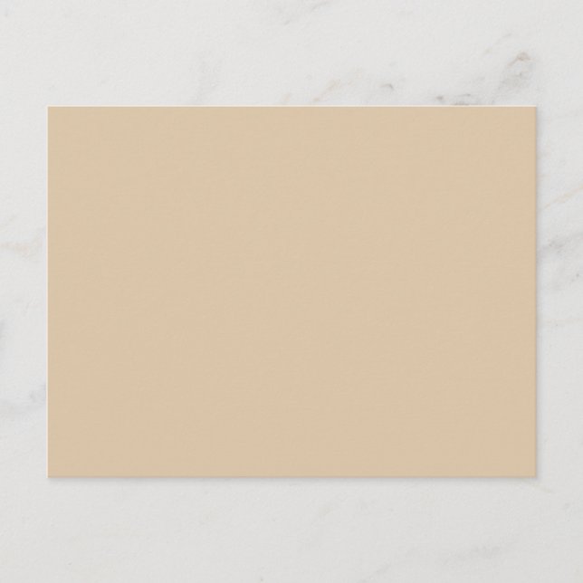 Teint Neutral Skin Beige Solid Colour Background Postcard (Front)