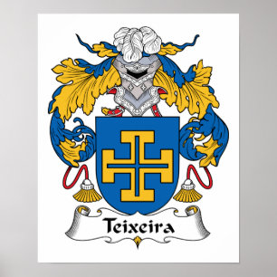Teixeira Family Crest Poster