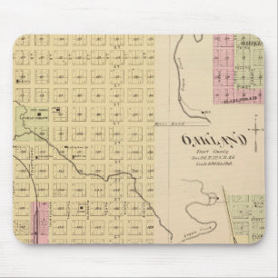 Tekamah, Oakland, and Lyons, Nebraska Mouse Pad