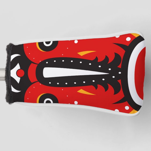 teke mask golf head cover (Front)