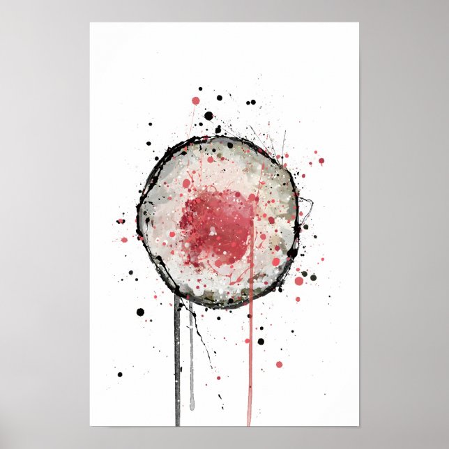 Tekkamaki Tuna Sushi Roll Poster (Front)