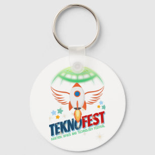 TEKNOFEST Rocket Design - Aviation and Technology Key Ring