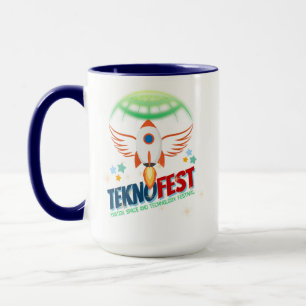TEKNOFEST Rocket Design - Aviation and Technology  Mug