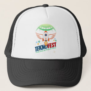 TEKNOFEST Rocket Design - Aviation and Technology Trucker Hat