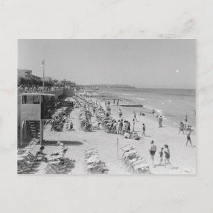 Tel Aviv Beach in the 1930's  Postcard