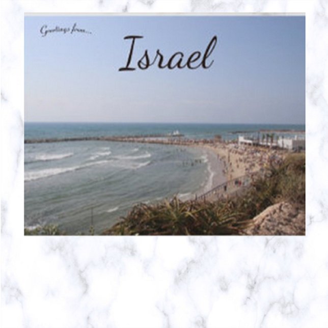 Tel Aviv Beach Israel Postcard (Creator Uploaded)