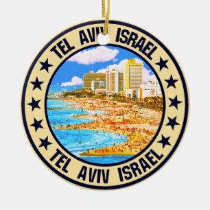 Tel Aviv Ceramic Ornament