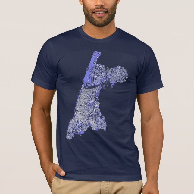 Tel-Aviv dark shirt (Front)