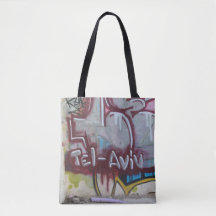 Tel Aviv Graffiti Tote Bag