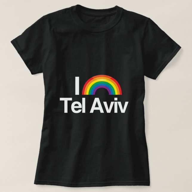 TEL AVIV - I LOVE PRIDE - -.png T-Shirt (Design Front)