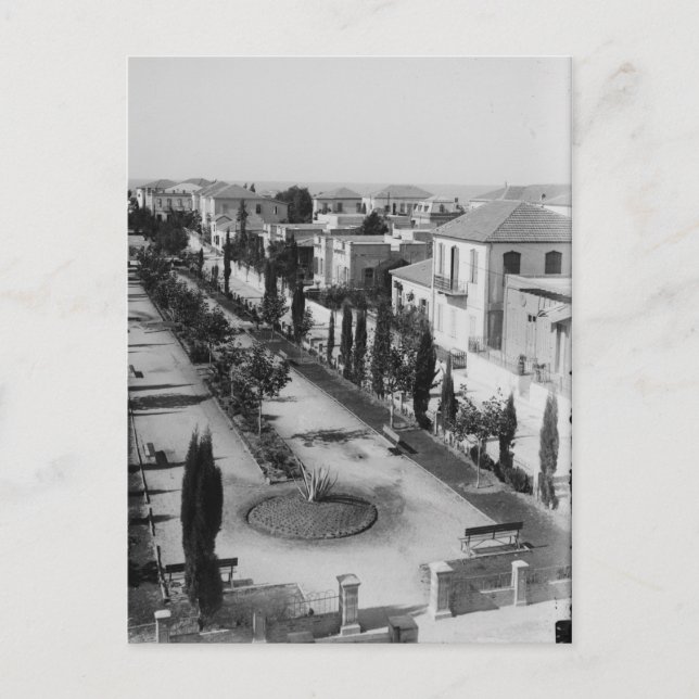 Tel Aviv in the early 1920's Postcard (Front)