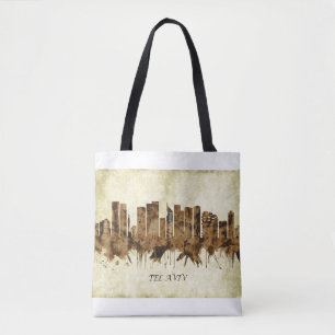 Tel Aviv Israel Cityscape Tote Bag