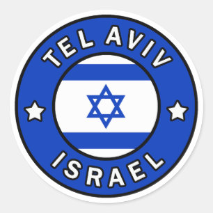 Tel Aviv Israel Classic Round Sticker
