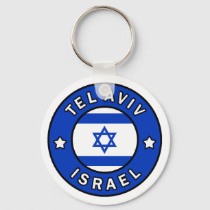 Tel Aviv Israel Key Ring