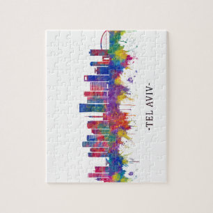 Tel Aviv Israel Skyline Jigsaw Puzzle