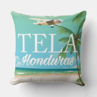 Tela Honduras vintage travel poster
