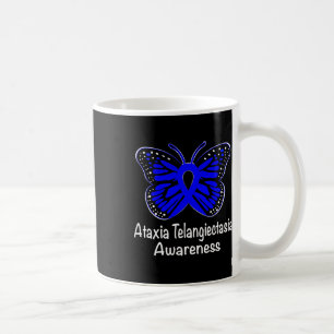 Telangiectasia Awareness Warrior Support Blue Ribb Coffee Mug