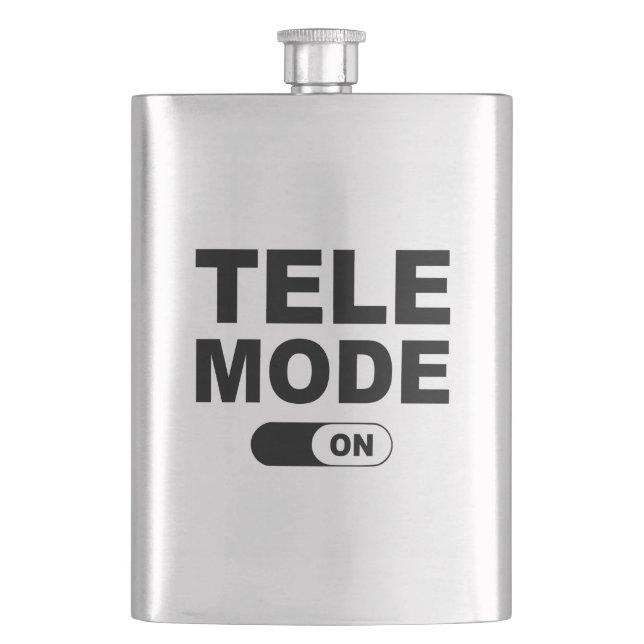 Tele Mode On Hip Flask (Front)