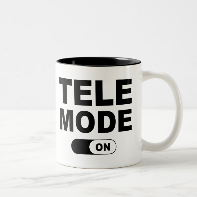 Tele Mode On Two-Tone Coffee Mug (Right)