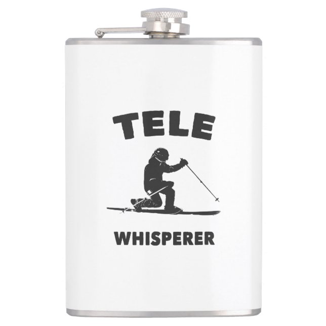 Tele Whisperer Hip Flask (Front)