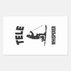 Tele Whisperer Rectangular Sticker