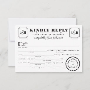 Telegram Libs Response Card Black and White