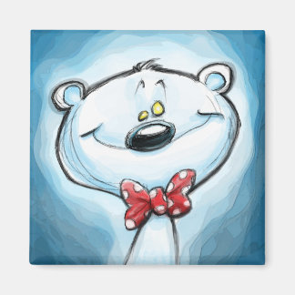 Telemahos the polar bear magnet