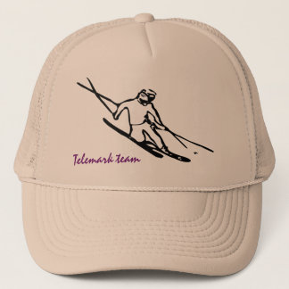 Telemark skier Cap