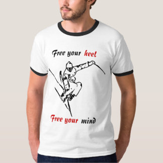 Telemark skier T-shirt