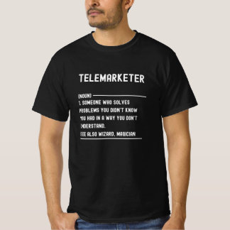 Telemarketer Noun  Definition Men Women  T-Shirt