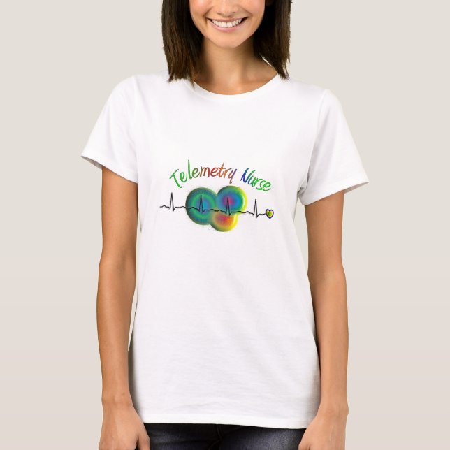 Telemetry Nurse Gifts T-Shirt (Front)