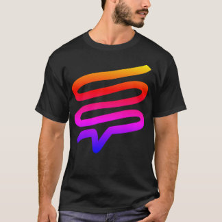 Telepath rainbow gradient logo t-shirt