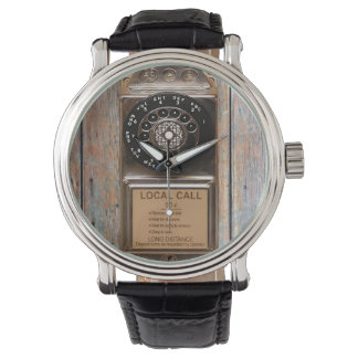 Telephone antique rotary pay phone rugged watch