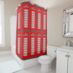 Telephone Booth Shower Curtain