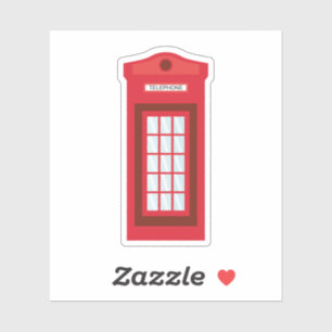 Telephone Booth Sticker